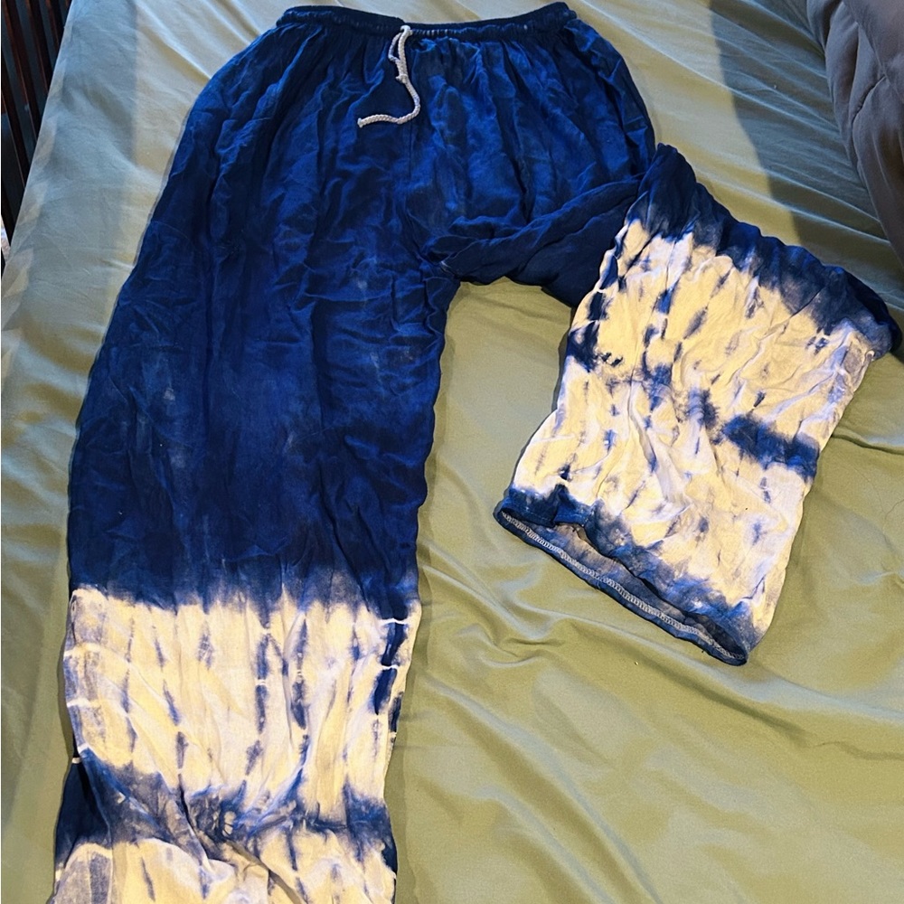 Boho/hippie cotton tie dye pants